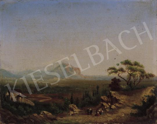 Ismeretlen festő, 1860 körül - Tájkép | 10. Auction aukció / 186 tétel
