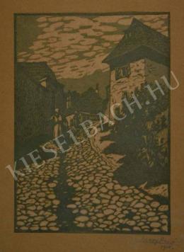  Tipary, Dezső - Stony Street on the Hill-Side (1910)