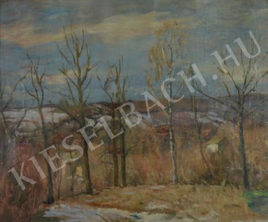 For sale  Kunffy, Lajos - Snowbreak in Winter 's painting