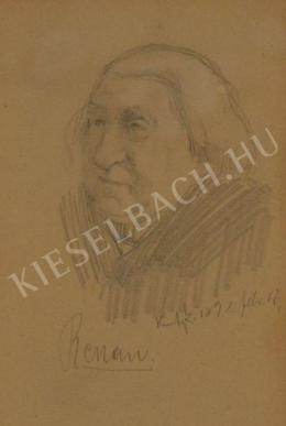  Kunffy, Lajos - Portrait of Ernst Renan 