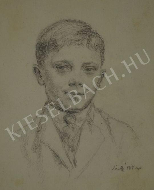 For sale  Kunffy, Lajos - Portrait of a Boy (Zoltán Kunffy) 's painting