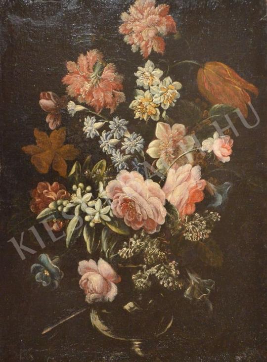 Ismeretlen festő, 18. század - Virágcsendélet festménye