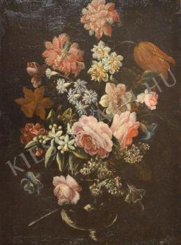Ismeretlen festő, 18. század - Virágcsendélet (18. század első harmada)