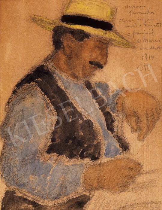 Rippl-Rónai, József - Man in yellow hat | 9th Auction auction / 9 Lot