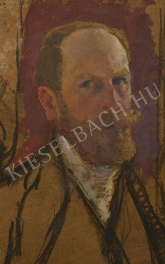 Eladó  Kunffy Lajos - Önarckép festménye