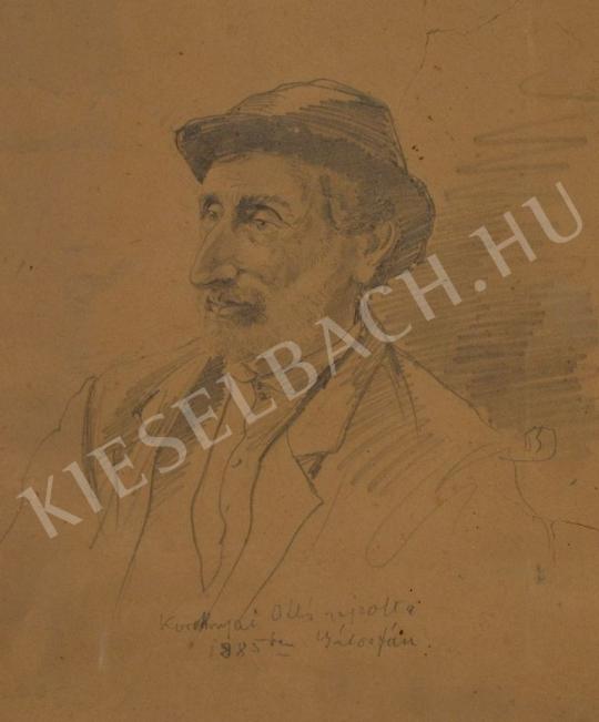 For sale Koroknyai, Ottó - Portrait of a Bearded Man with Hat 's painting