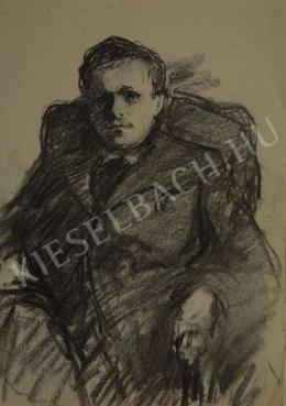  Kunffy, Lajos - Man Sitting in Chair (1940s)