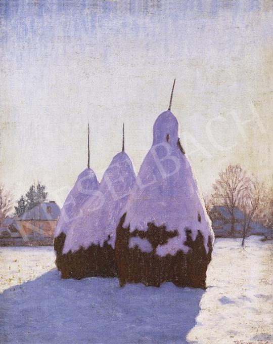  Börtsök, Samu - Winter in Nagybánya | 9th Auction auction / 23 Lot