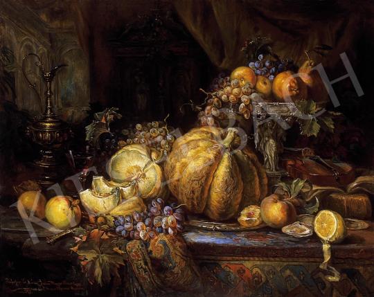 Mayer, Alajos - Still life on the table | 9th Auction auction / 41 Lot