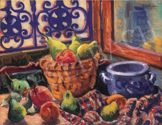  Vörös, Géza - Still life with pears | 9th Auction auction / 52 Lot