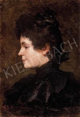  Mendlik, Oszkár (Mendlik, Oscar) - Young woman in black dress 