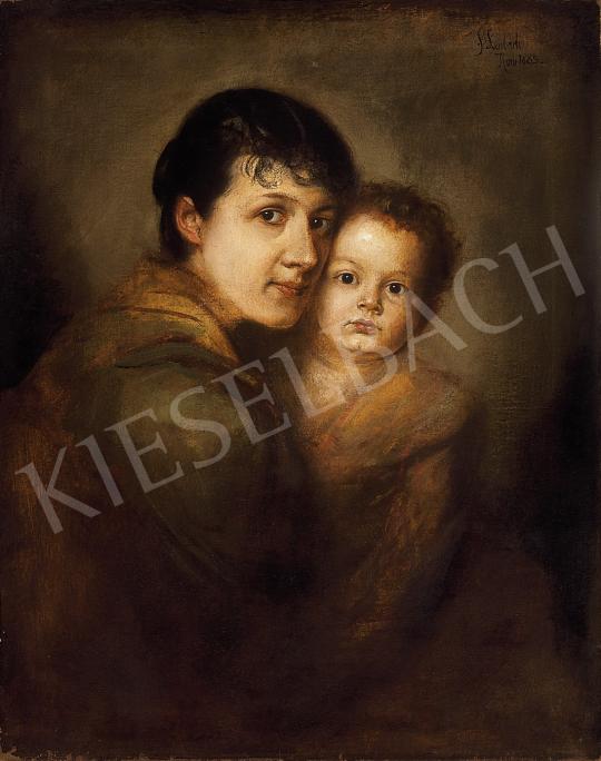  Lenbach, Franz Seraph von - Mother with her child, 1885 | 9th Auction auction / 72 Lot