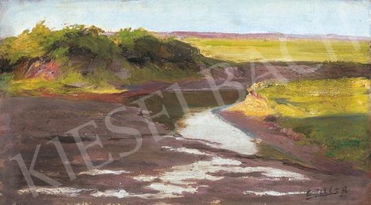  Edvi Illés, Aladár - Sunlit riverside | 9th Auction auction / 96 Lot