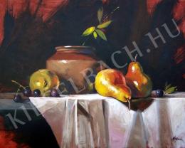 Mráz, János - Still-life with a pear 