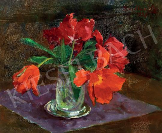  Benkhard, Ágost - Red Tulips | 45th Auction auction / 1 Lot