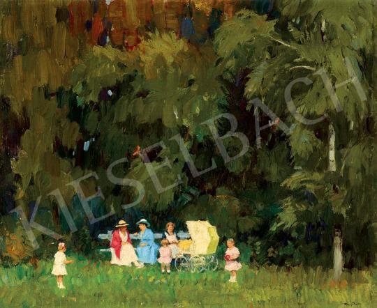  Nyilasy, Sándor - In the Sunlit Park | 45th Auction auction / 2 Lot