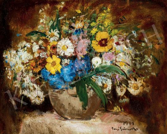  Iványi Grünwald, Béla - Still-Life of Flowers, 1934 | 45th Auction auction / 30 Lot