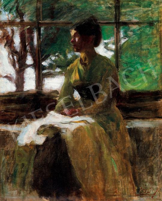  Koszta, József - Young Woman in front of the Window | 45th Auction auction / 78 Lot
