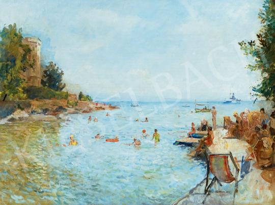  Herman, Lipót - Bathers by the Adriatic, 1933 | 45th Auction auction / 88 Lot