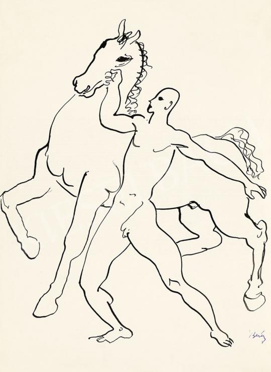 Berény, Róbert - Breaking the Horse | 45th Auction auction / 118 Lot