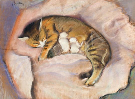 Berény, Róbert - Cat-Family | 45th Auction auction / 146 Lot