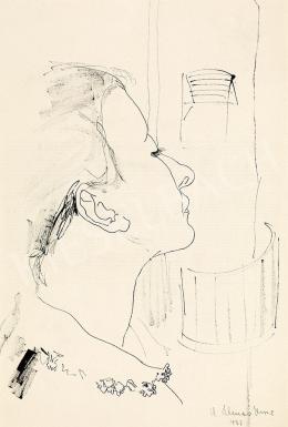  Ámos, Imre - Manci by the Stove, 1932 