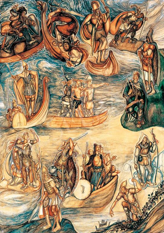  Batthyány, Gyula - On the Sea (Historical Scene) | 45th Auction auction / 182 Lot