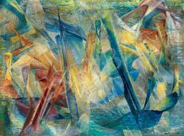 Monostori Moller, Pál - Composition, c. 1956 