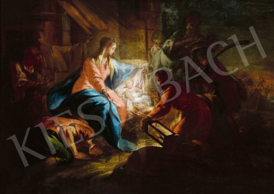  Giambattista Tiepolo iskolája - Pásztorok imádása, 18. század | 56. Őszi Aukció aukció / 198 tétel