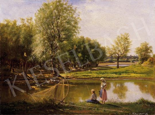Müller, Adolf - Children, fishing | 9th Auction auction / 175 Lot