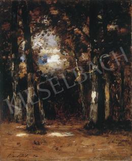  Paál, László - Forest scene of Barbizon 