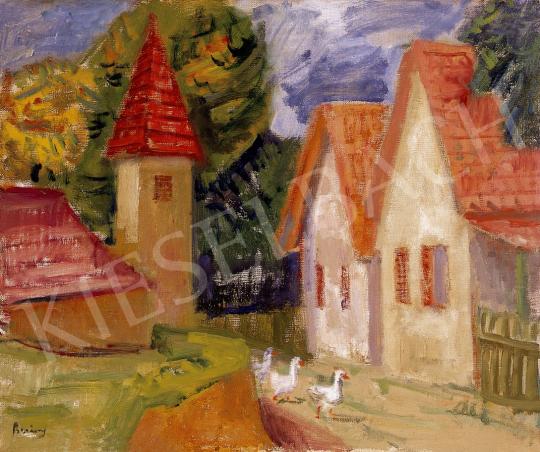 Berény, Róbert - Village street with geese | 8th Auction auction / 13 Lot