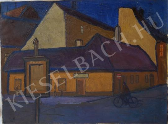 Szentiványi, Károly - Dunakapu Square painting