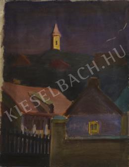 Szentiványi, Károly - Church in the evening (1960)