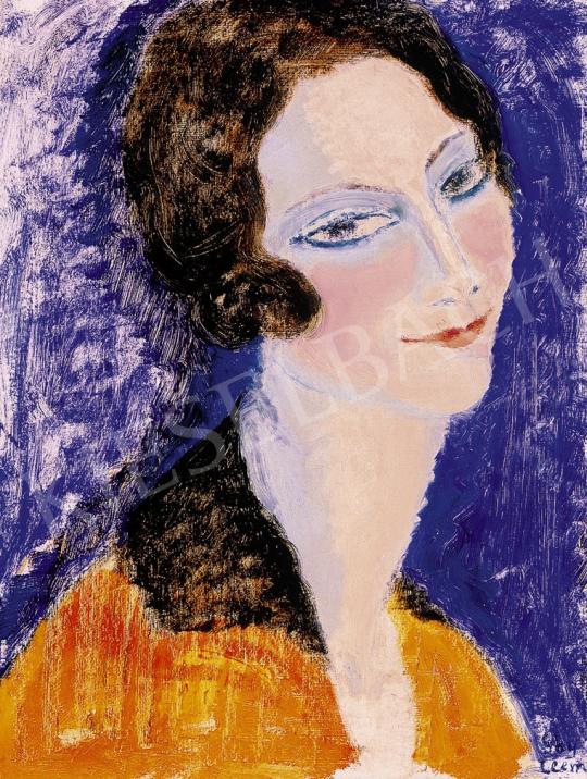 Unknown painter, 1920's - Woman in a yellow blouse | 8th Auction auction / 67 Lot