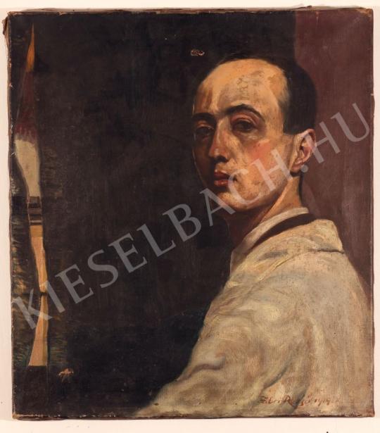 Fábri, Rezső (Ralph) - Selfportrait painting