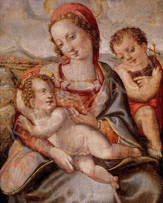 Ismeretlen olasz festő, 16. század - Madonna gyermekkel | 8. Aukció aukció / 77 tétel