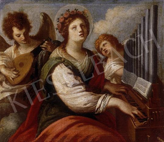 Ismeretlen festő, 18. század - Szent Cecília | 8. Aukció aukció / 79 tétel