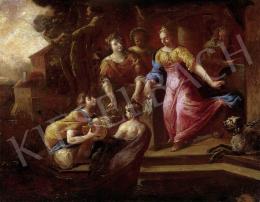 Ismeretlen festő, 18. század - Mózes megtalálása 