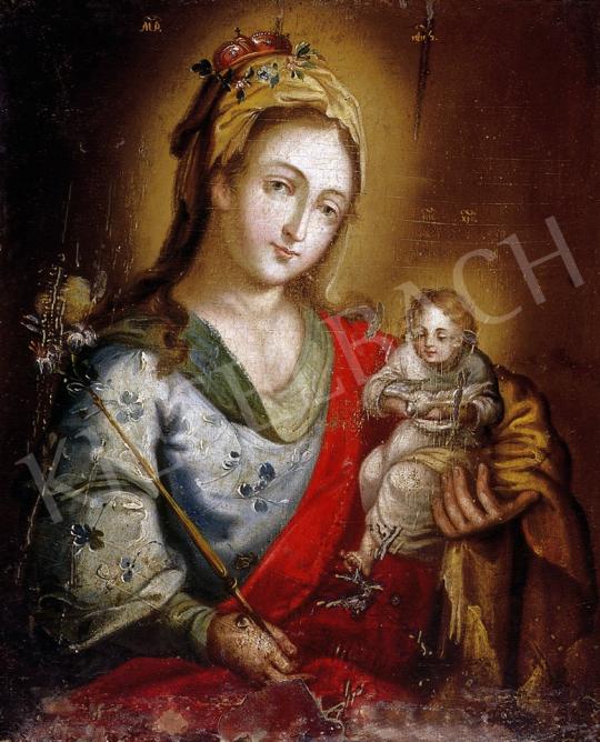 Ismeretlen festő, 18. század - Madonna a gyermekkel | 8. Aukció aukció / 100 tétel
