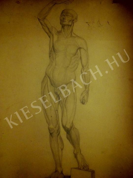  Laki Ida - Akttanulmány festménye