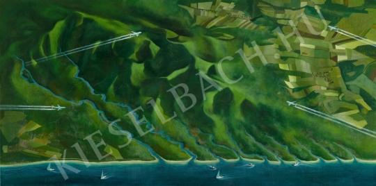 Kupcsik, Adrián - The Ten Longest River of Hungary in Length Sequence painting