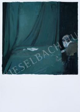 Tinei, Alexander - No Title, Green Curtain (2013)