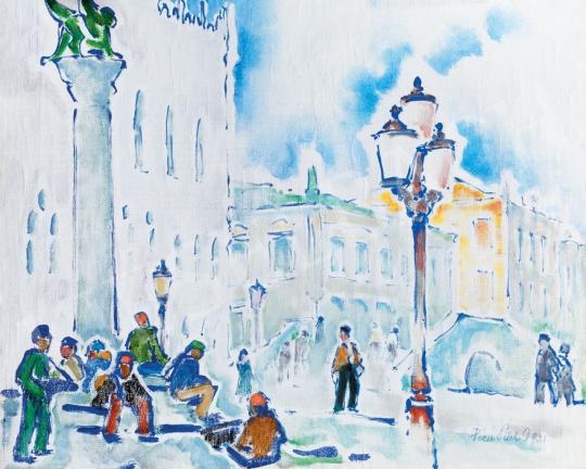 Pécsi-Pilch, Dezső - Venice (St. Mark's Square) | 46th Auction auction / 2 Lot