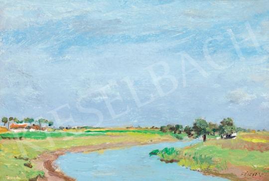 Fényes, Adolf - Spring in the Bound (Farms at Jászberény) | 46th Auction auction / 3 Lot
