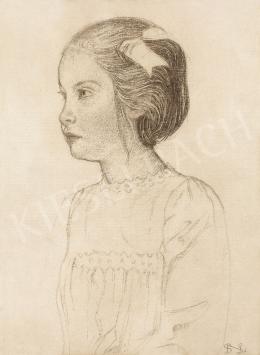 Nagy, Sándor - Portrait of a Little Girl 