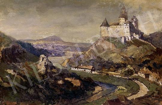  Háry, Gyula - Landscape with a castle | 8th Auction auction / 135 Lot