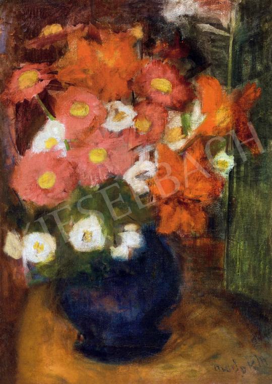  Modok, Mária (Czóbel Béláné) - Still Life with Flowers | 46th Auction auction / 51 Lot