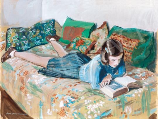  Zádor, István - Reading Girl (Szolnok) | 46th Auction auction / 56 Lot