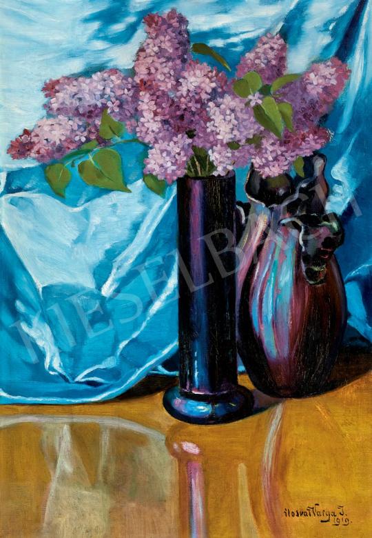  Ilosvai Varga, István - Still-Life with Syringa | 46th Auction auction / 70 Lot